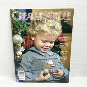 Creative Needle Magazine Sept Oct 2002 with Uncut Patterns Smocking Embroidery